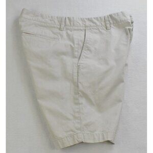 Bonobos Gargoyle Men's Shorts Size 33 Beige Golf Flat Front Chino 9" -Flaws-